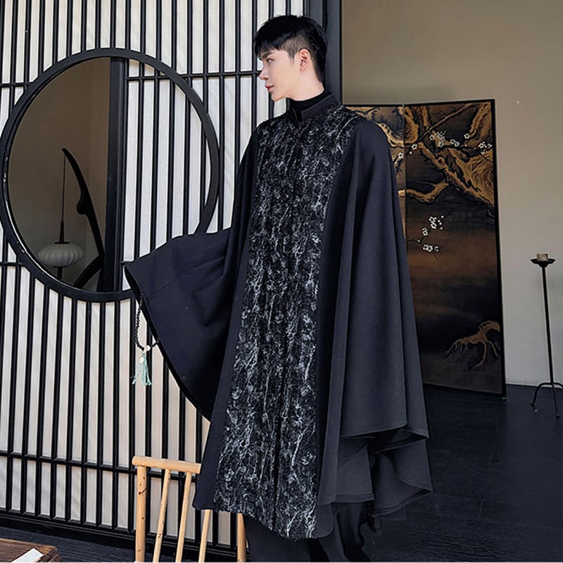 ♥秋冬チャイナ風ラシャコート！【入画シリーズ】☆ロングコート
