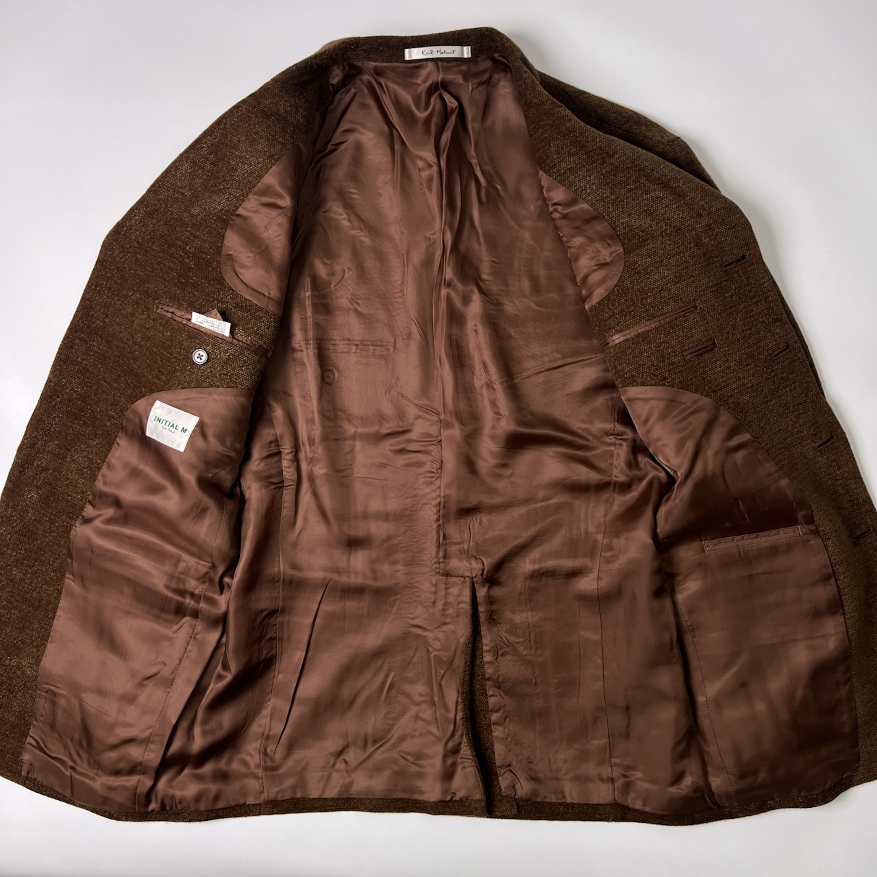 Karl Helmut カールヘルム ベロア調 4B テーラードジャケット サイズ M /ブラウン