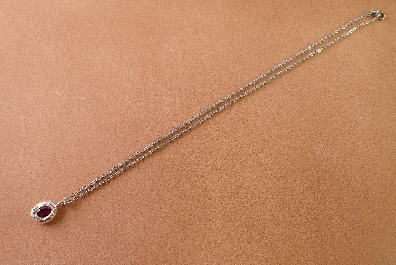 トルマリンペンダントトップ ブラス(真鍮) [D11‐90]