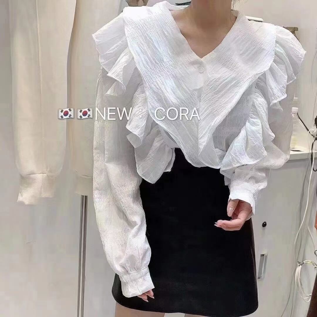 ガーリーフリルブラウス　AJ1079-6021