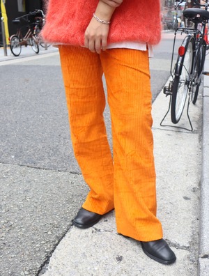 color corduroy pants【5751】
