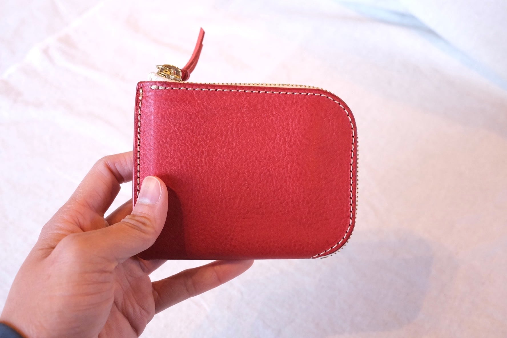 《即納》zip wallet【red】