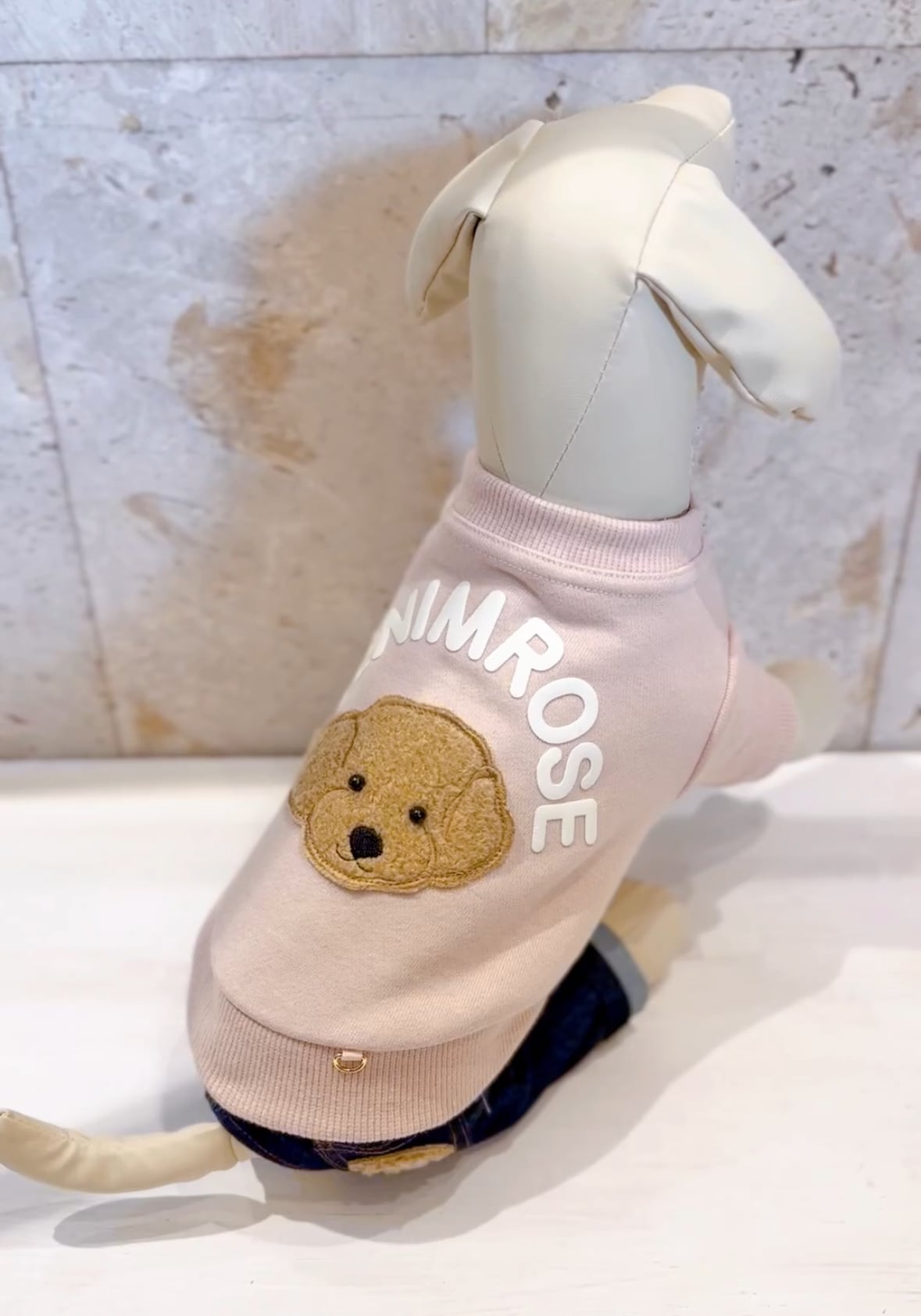 DENIM ROSE ビッグワッペンパステルトレーナー ビッグワッペンパステルトレーナー | DENIM ROSE