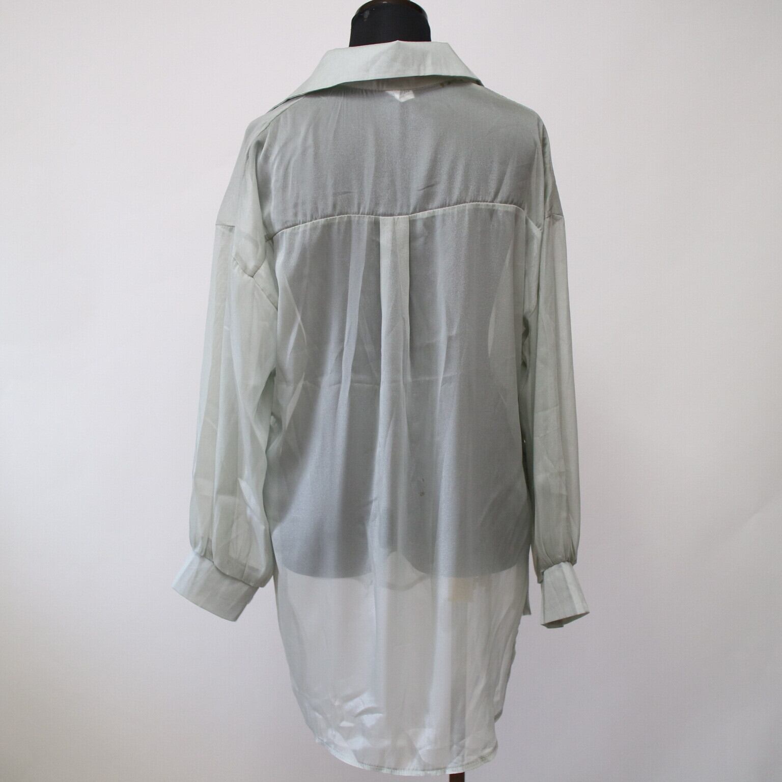 ◤コーデセット◢ オーバーサイズシアーシャツ タックワイドパンツ