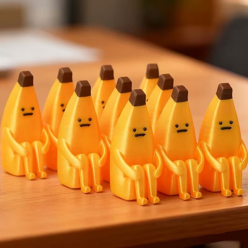 置物 オブジェ バナナ ゆるキャラ 体育座り かわいい ユニーク