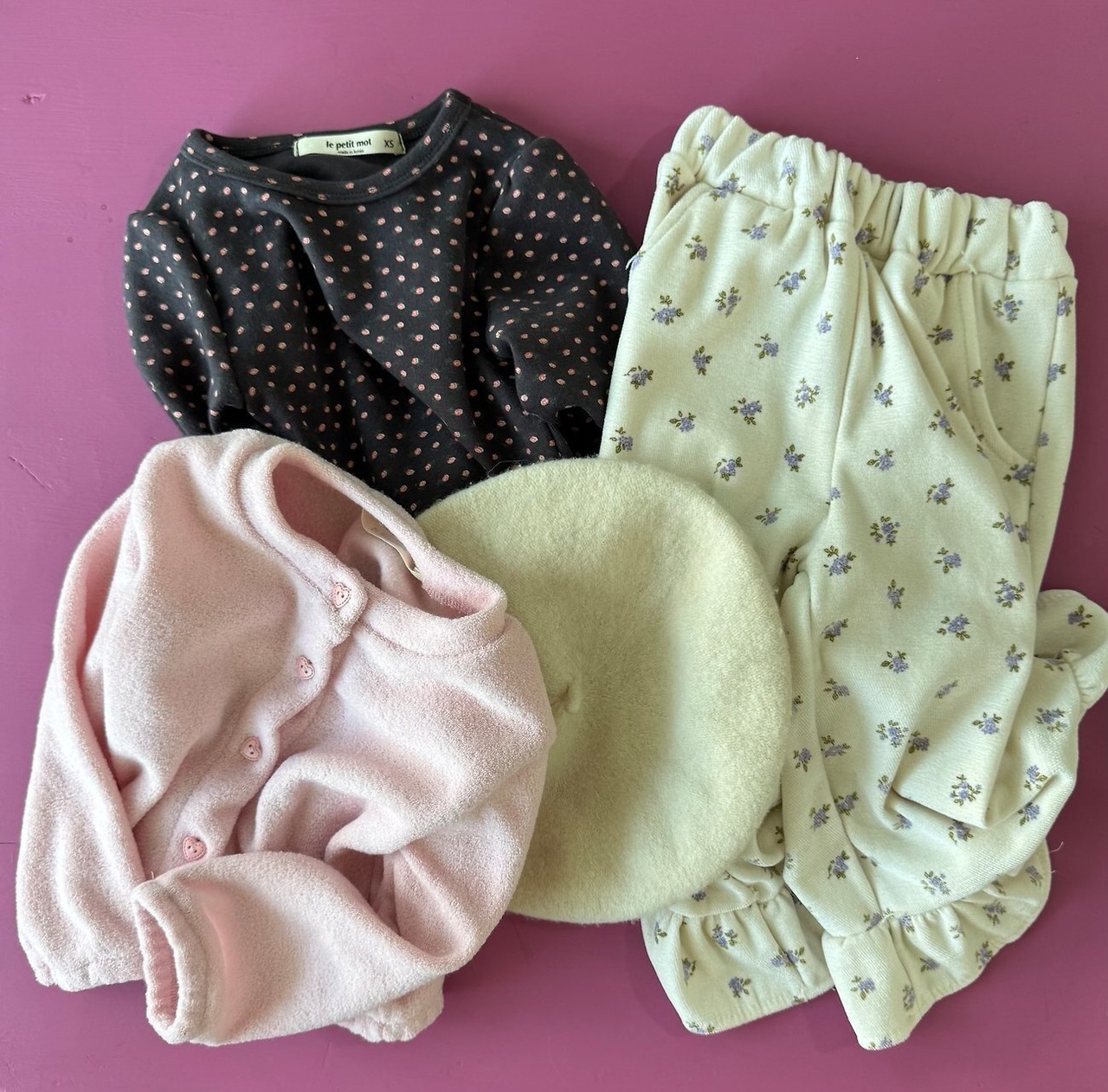 le petit mot［取寄］flower bongut tee 26winter