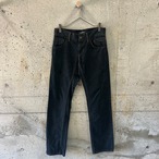 Black denim pants