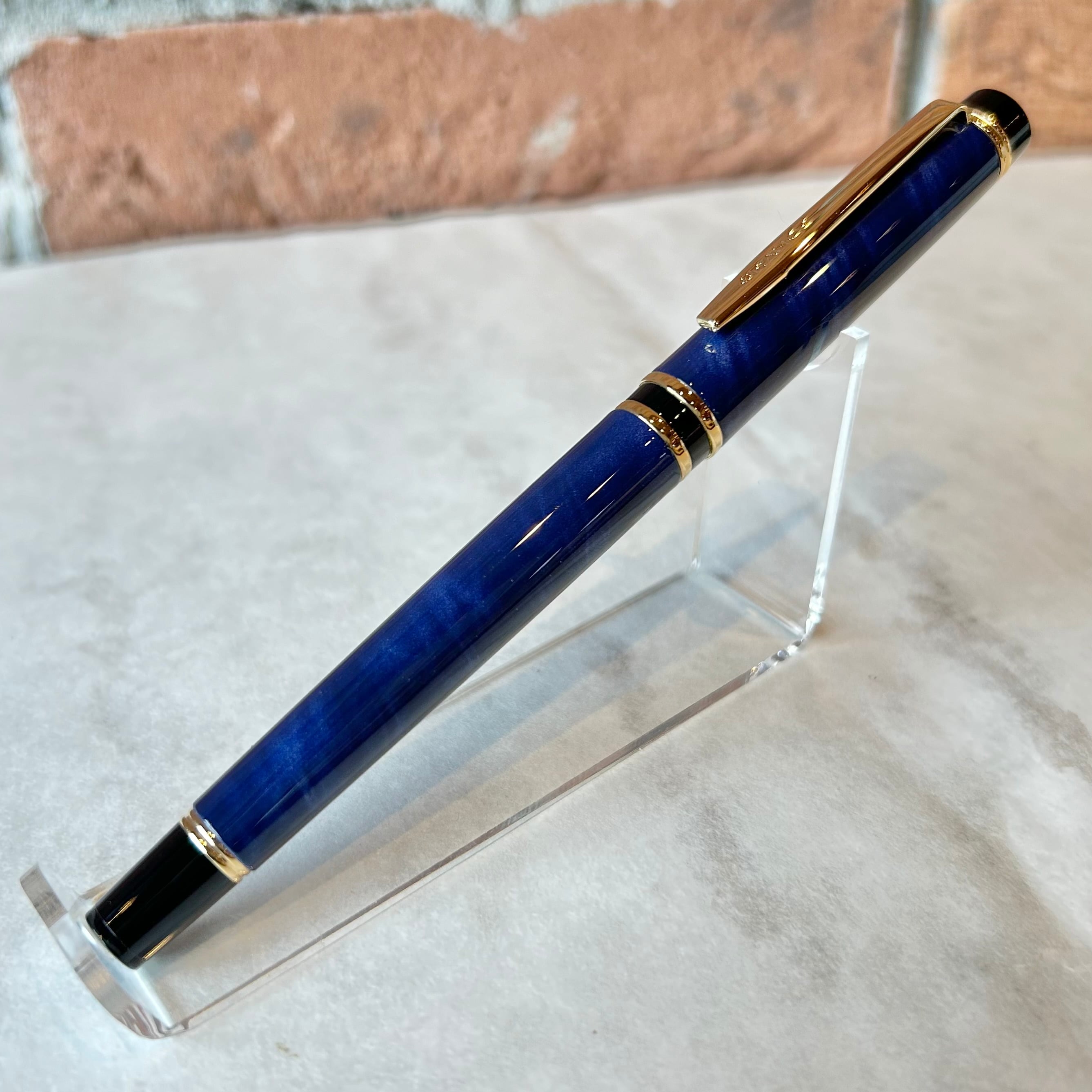 パイロット グランセ 万年筆 ドルフィンストーン 聞きにくい (水色) ニブF 