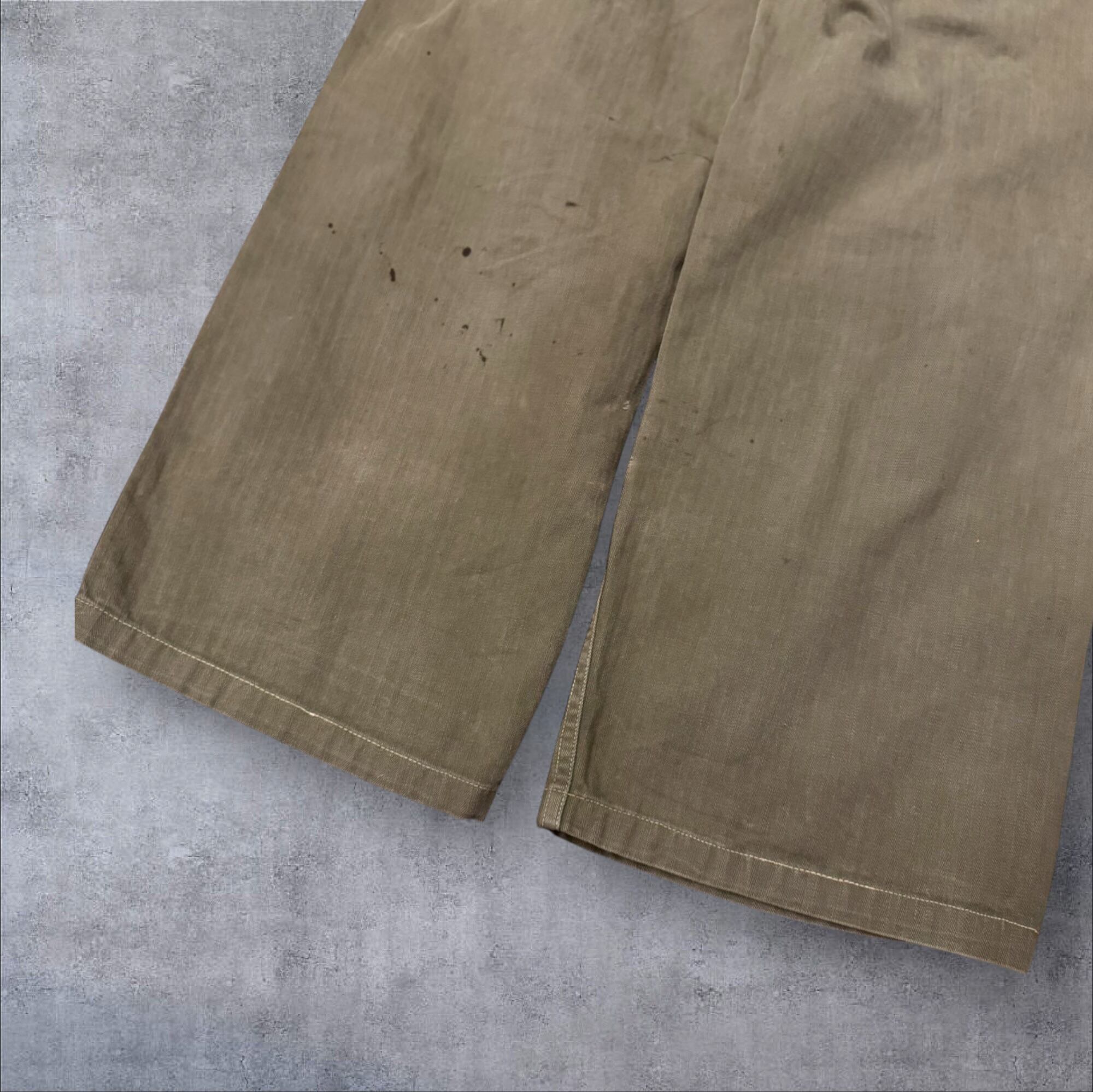 40's U.S.Army M-43 HBT Trousers “尿素ボタン” | spike osu
