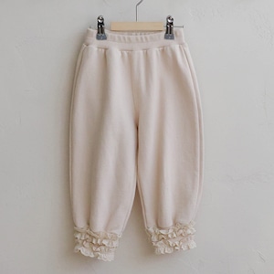 秋レース裾カジュアルボトムス