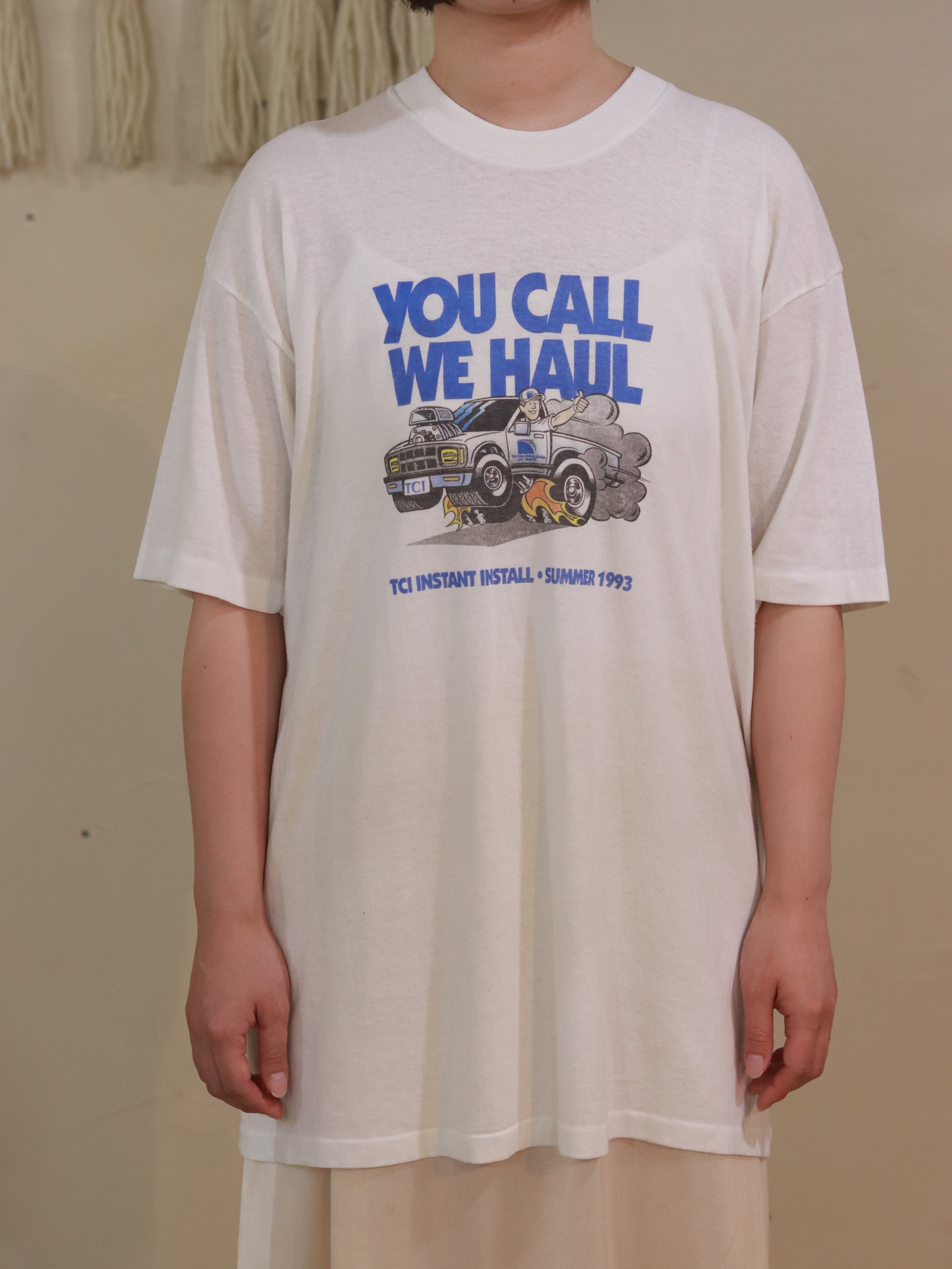 WHITE PRINTED T-SHIRT