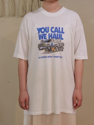 WHITE PRINTED T-SHIRT