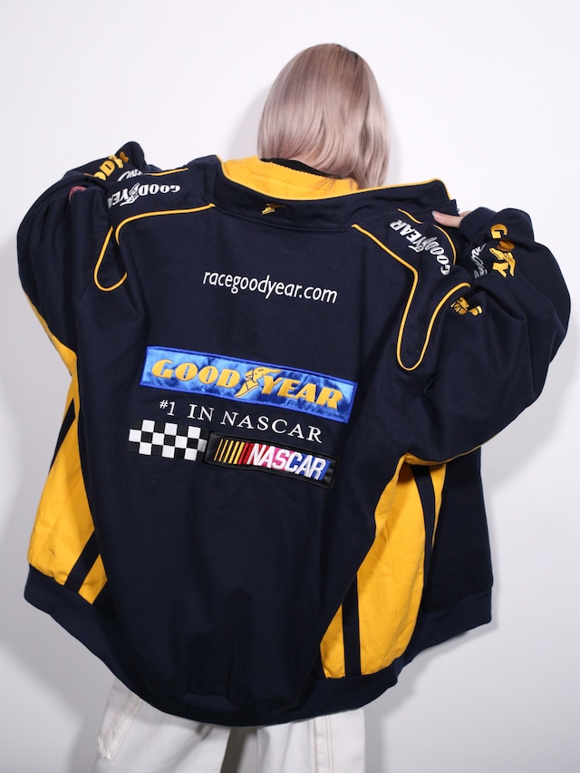 many many wappen design over silhouette special racing jacket