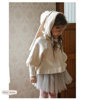 韓国子供服 / 26winter / puella FLO / バニーズフーディー / キッズ / 冬服 *90~140*