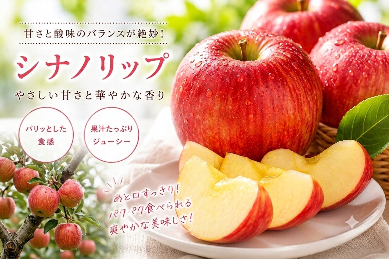 【良品】シナノリップ　3kg：7〜10個入り　自家用【葉取らず】チルド便にて発送
