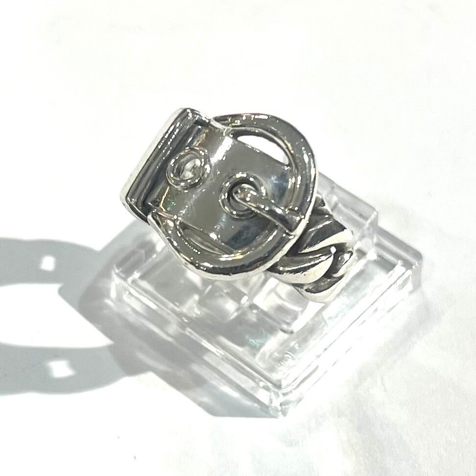 HERMÈS】【12号】2941 エルメス ブックルセリエ 指輪 シルバー925