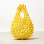 【送料無料】BUNZABURO 文三郎 / Polyester satin Petit bag YELLOW