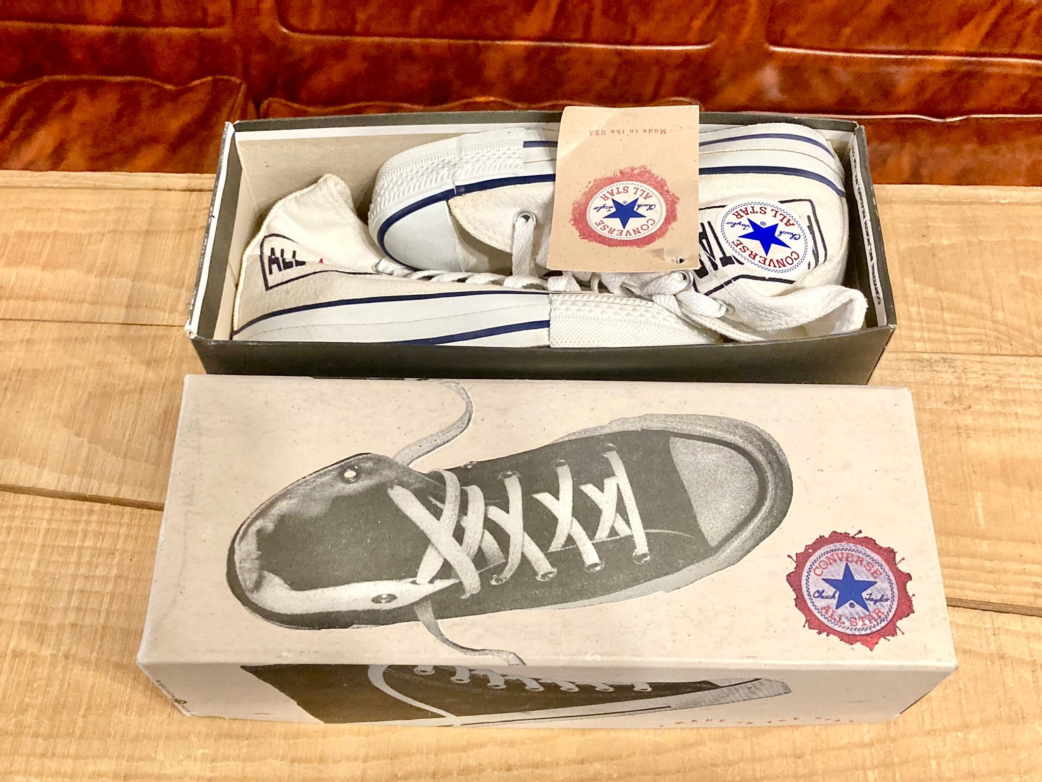 2枚で送料無料 ☆90s!USA!レア!コンバース オールスター スタンプ 黒