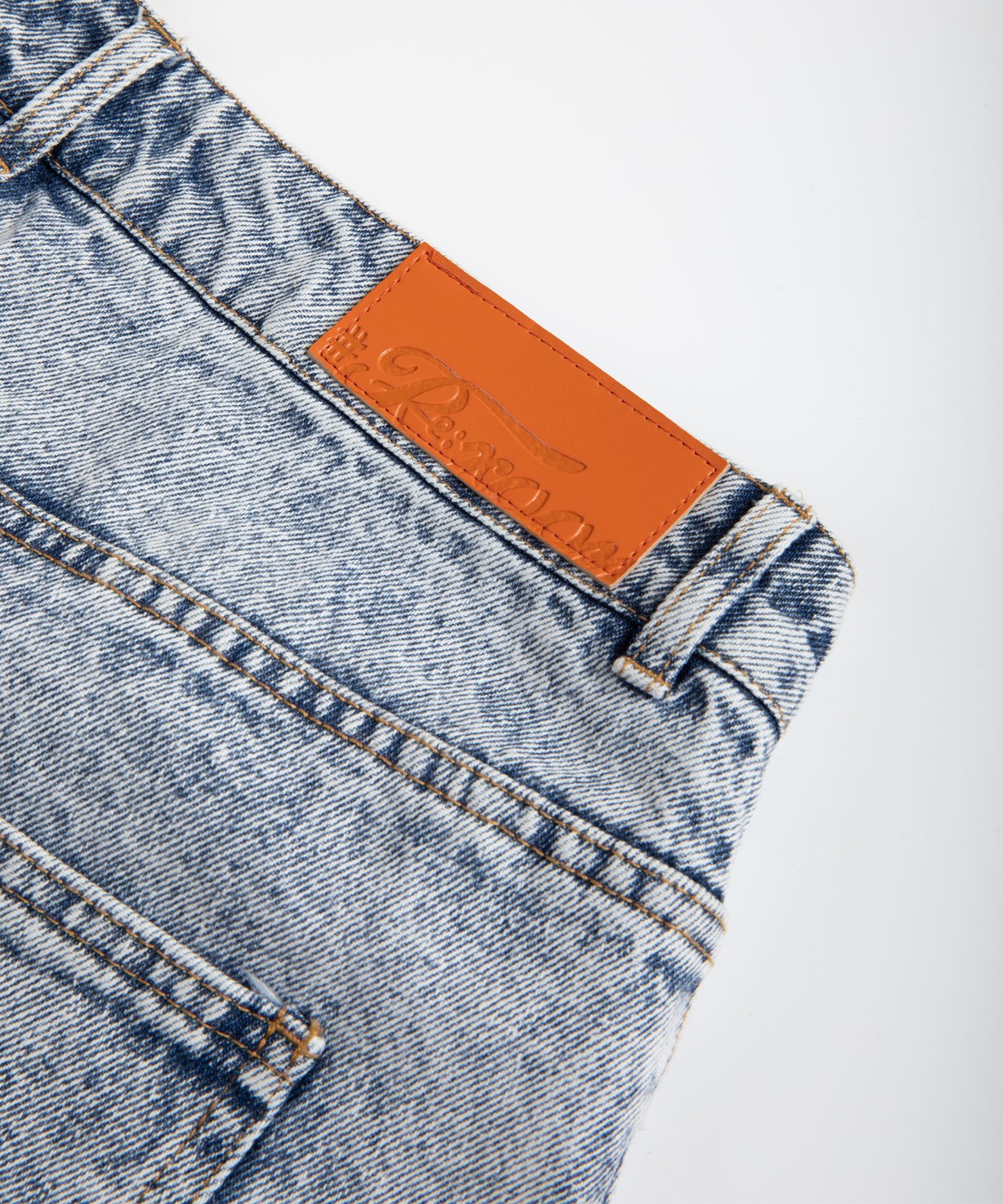 【#Re:room】VINTAGE TUCK WIDE DENIM［REP208］