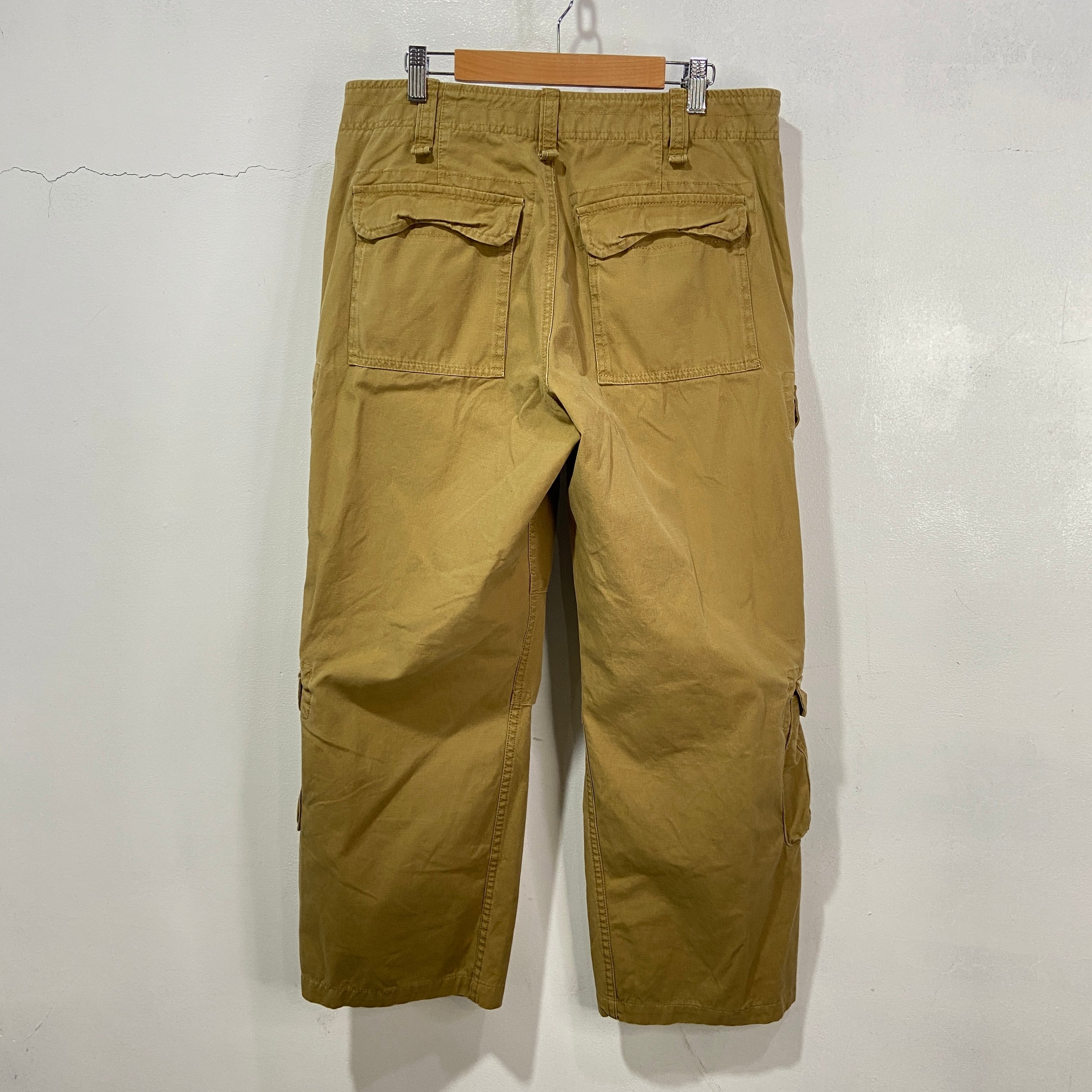 送料無料』EDDIE BAUER パラシュートカーゴパンツ W34L30 ワーク 送料無料』EDDIE BAUER パラシュートカーゴパンツ W34L30 ワーク