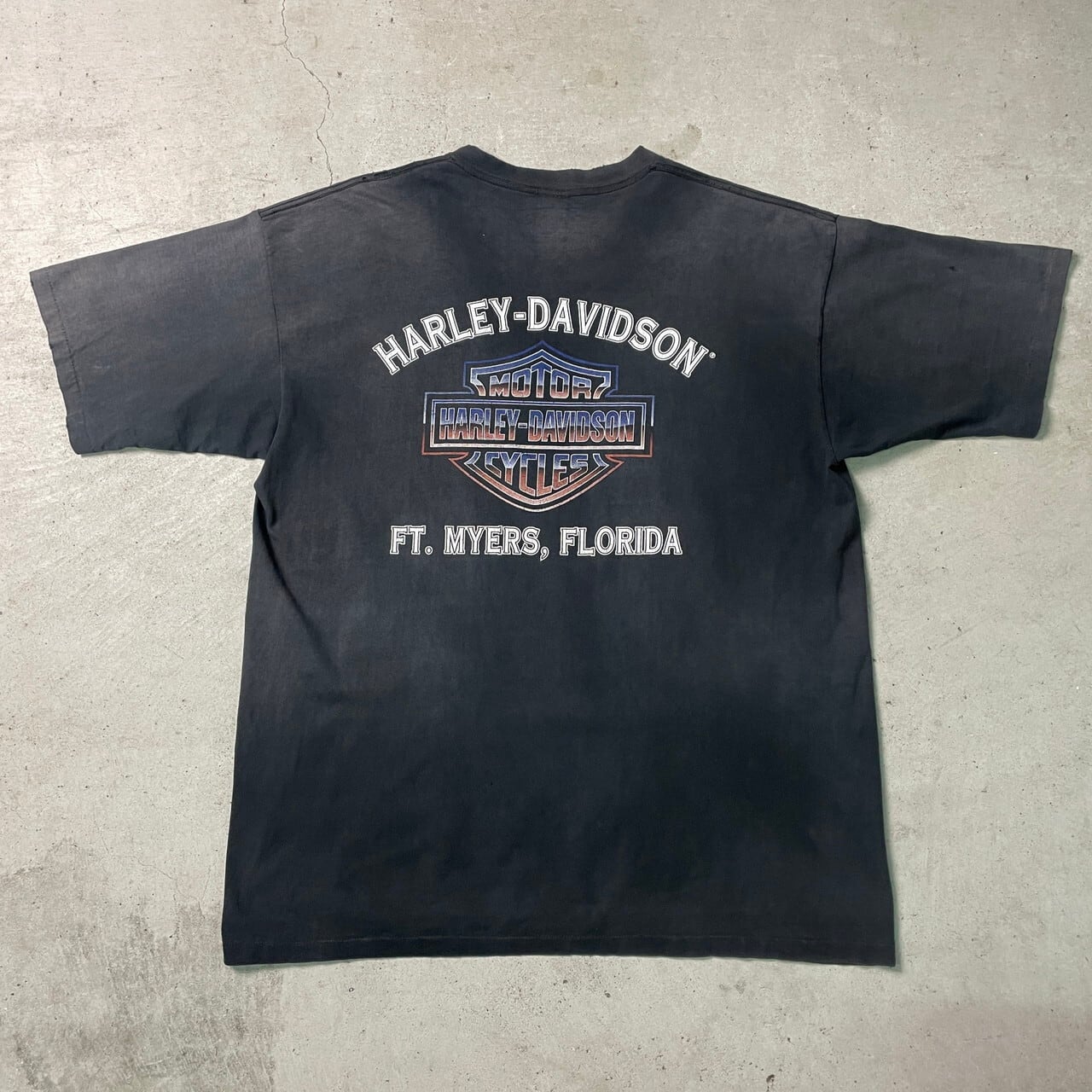 90年代 襤褸 Harley-Davidson ハーレーダビッドソン イーグル 両面  