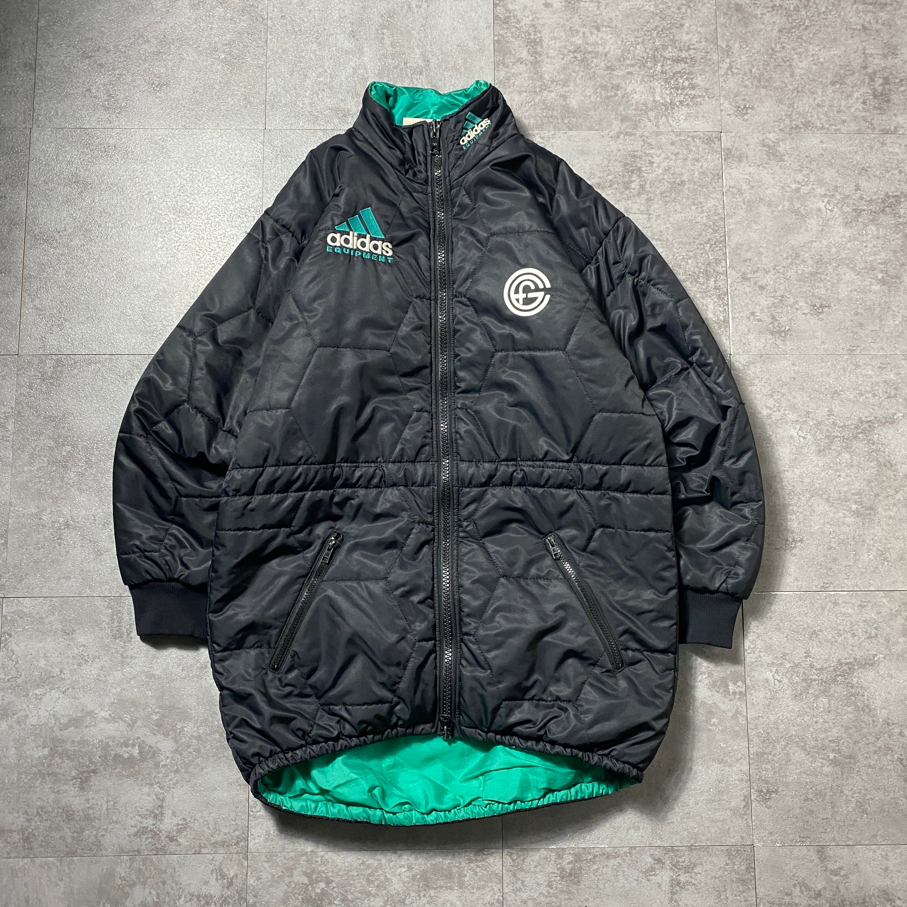 90's adidas equipment アディダス エキップメント 刺繍両面ロゴ