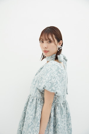 manyway ジャガードドレス/Mint(SIS10006)