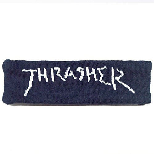 スポーツ ヘアバンド メンズ おしゃれ スラッシャー THRASHER GONZ MAG HEAD BAND 17THHB50 ネイビー 大阪 店舗 大阪门市