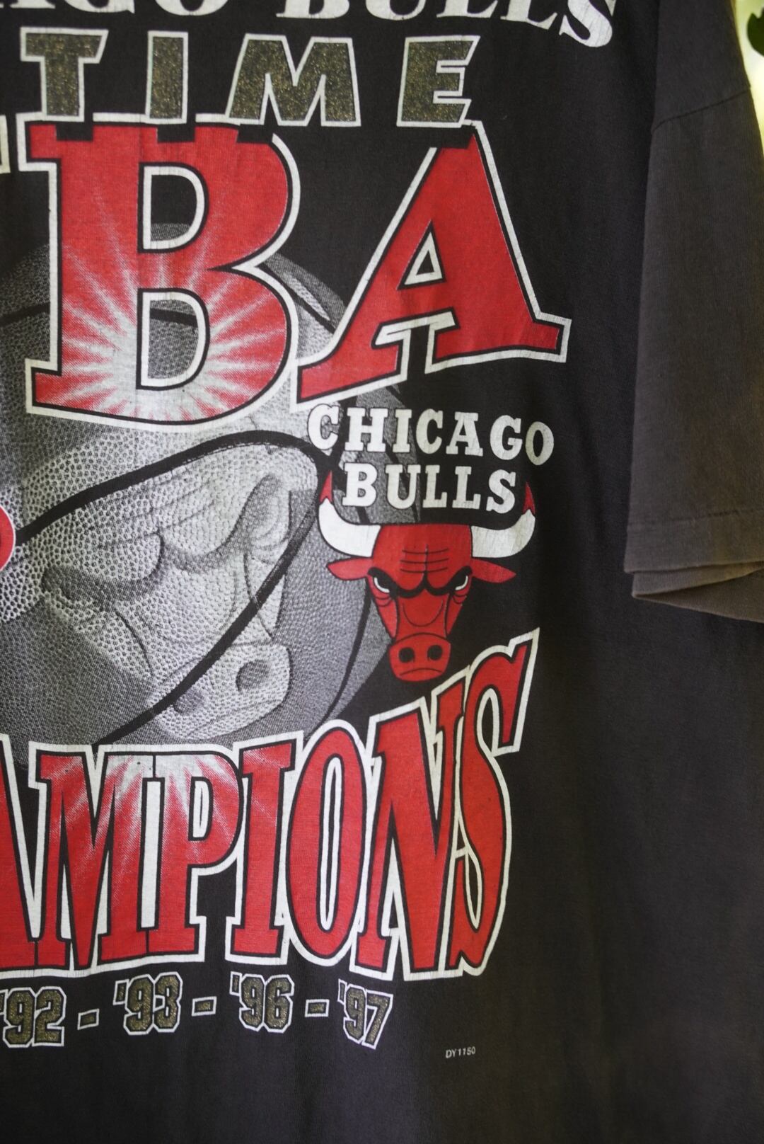 90s ブルズ NBA チャンピオン Tシャツ XL ジョーダン XL】90s “Chicago Bulls” NBA CHAMPIONS T-Shirt Made in USA | blues
