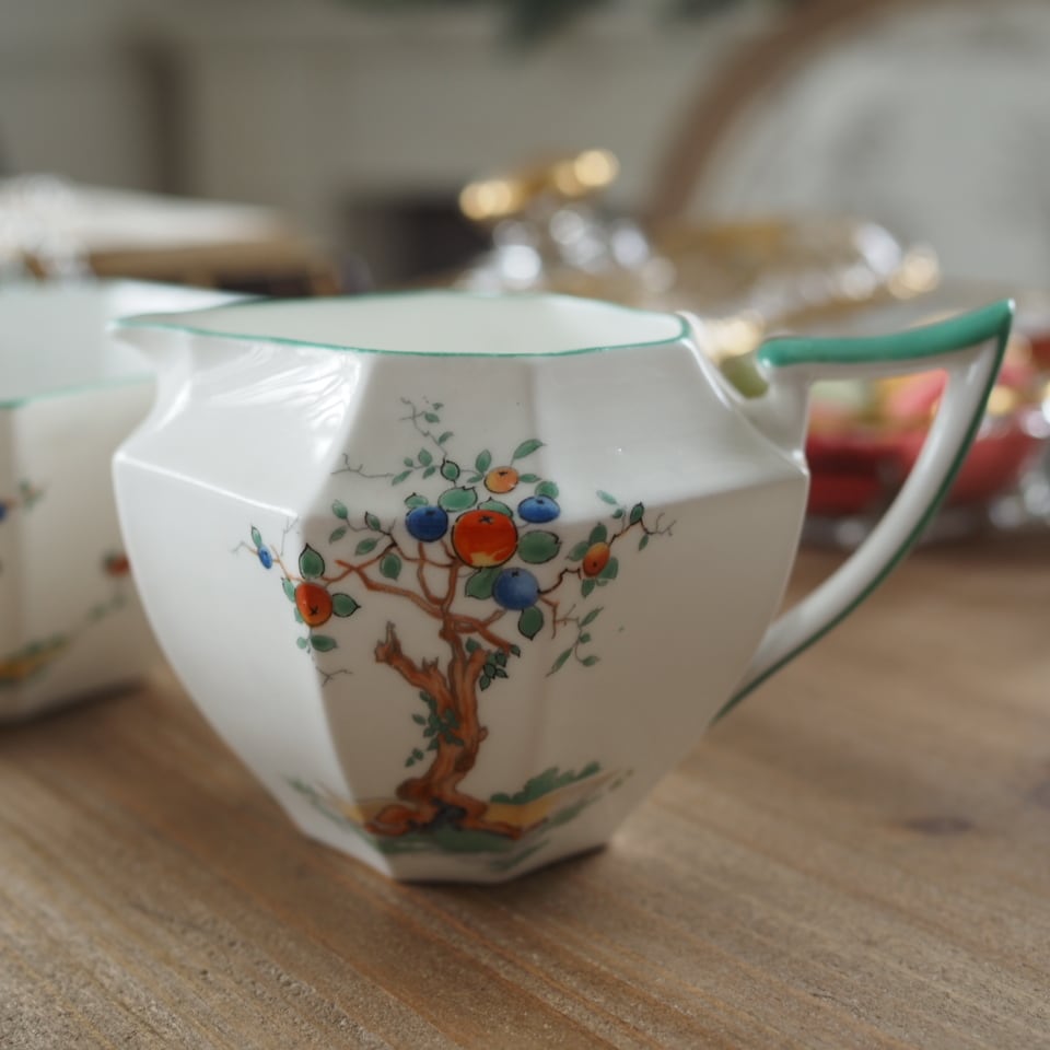 美品】シェリーShelleyクイーンアン クラブツリー クリーマー