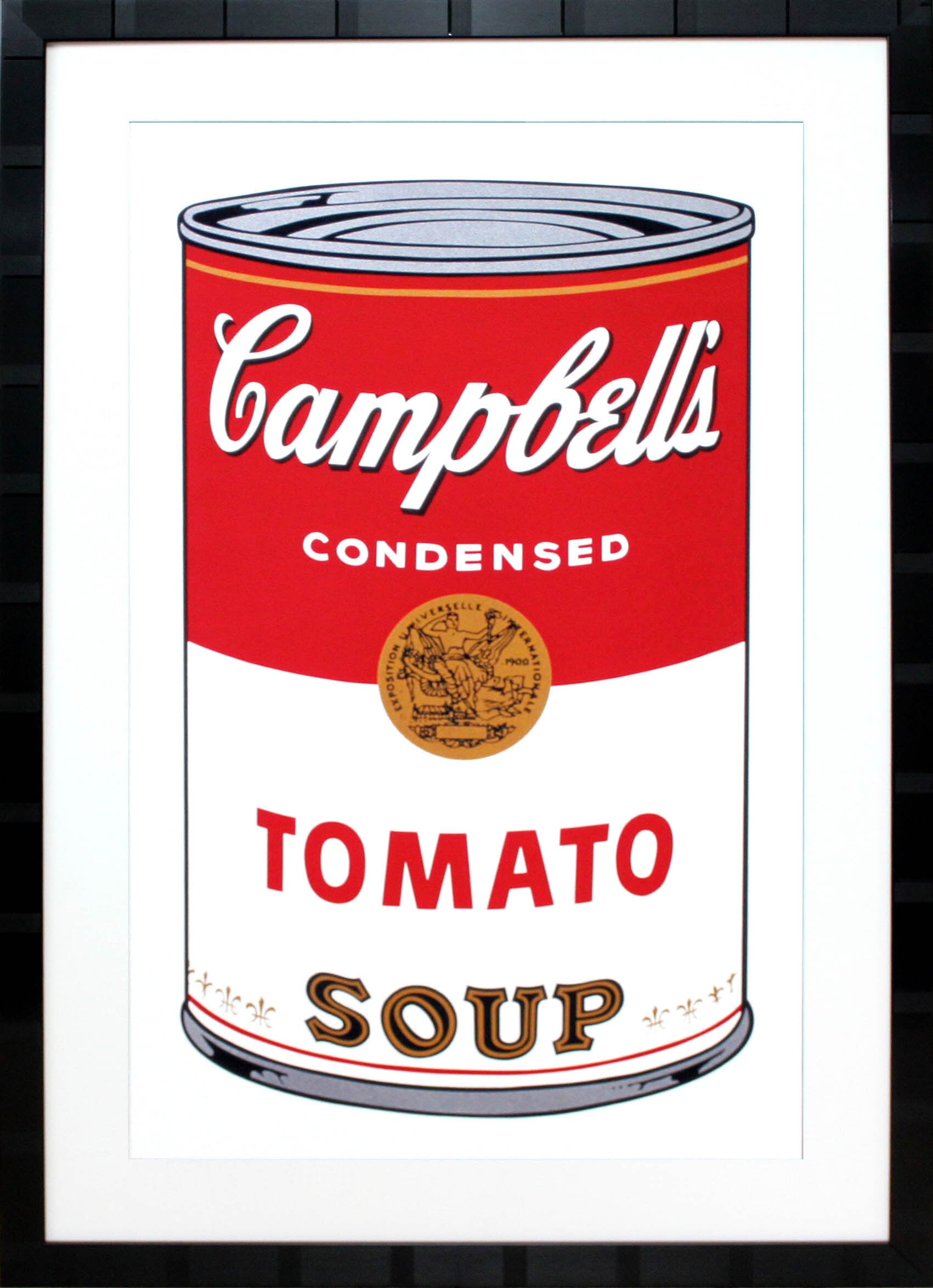 アンディ ウォーホル「キャンベル・スープ(トマト) 1968」展示用フック ...