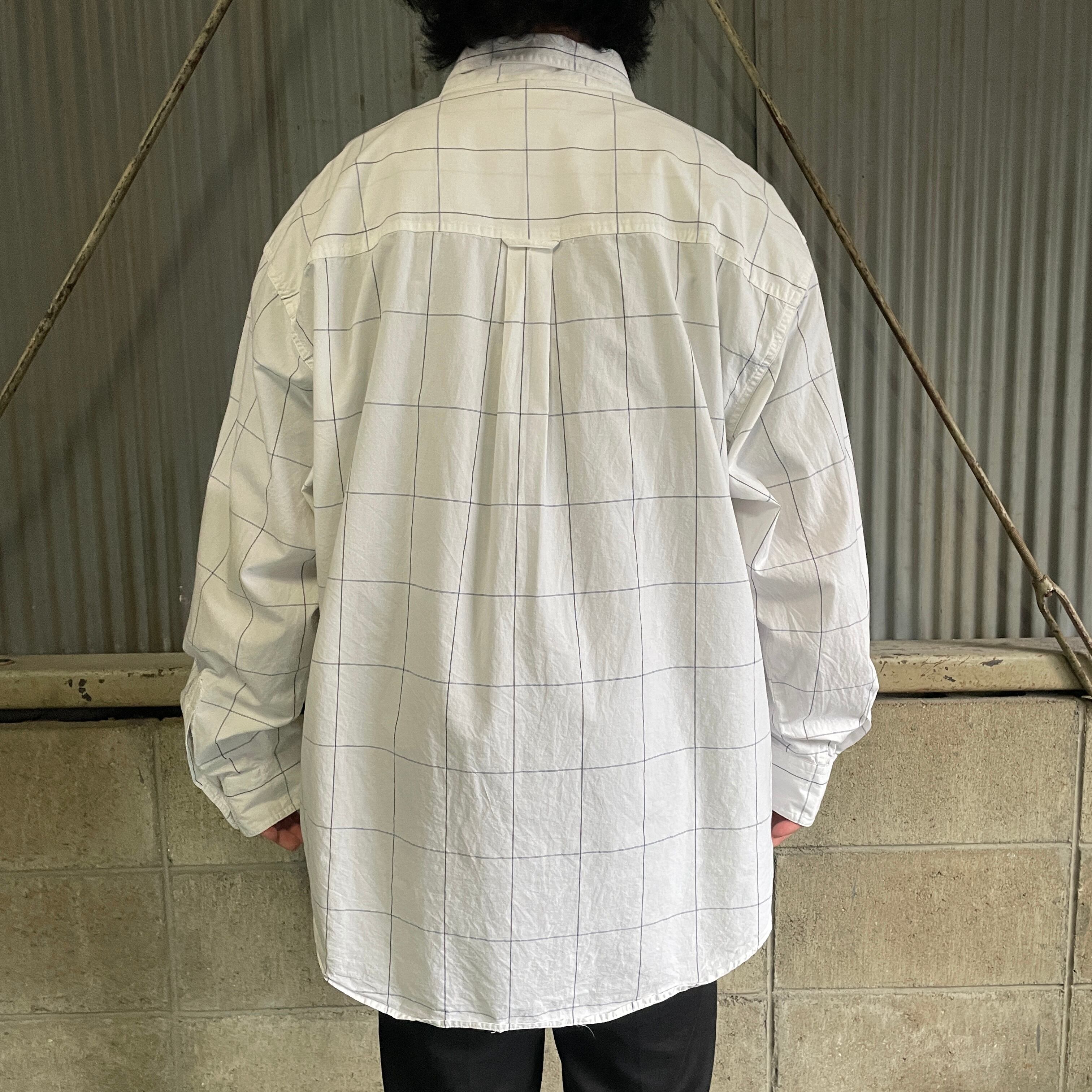 90'S RALPH LAUREN レーヨン 長袖 オープンカラーシャツ
