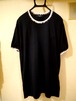 美品★GIVENCHY ジバンシィ レオパ切替 Ｔシャツ カットソー黒★