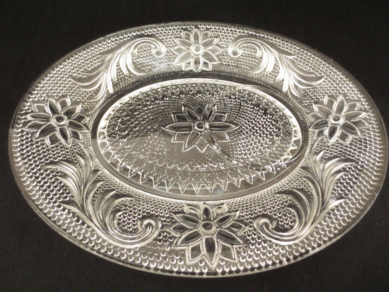 アメリカ☆インディアナ・グラス☆ティアラのスナックセット