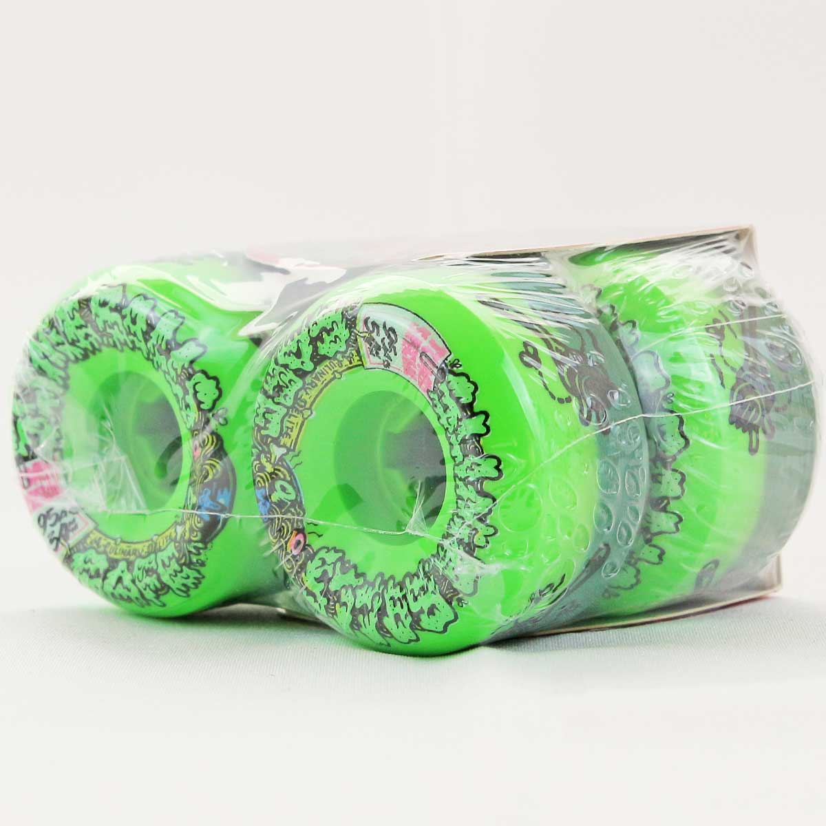 Slime Balls Double Take 54mm 95a Green & Black Skateboard Wheels