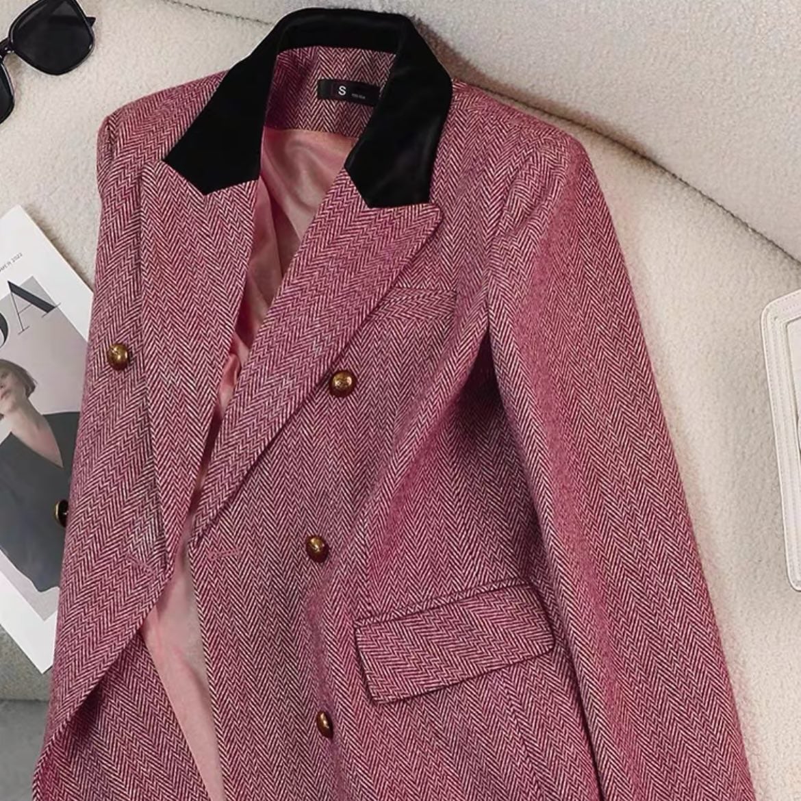 ヘリンボーン ジャケット 00035