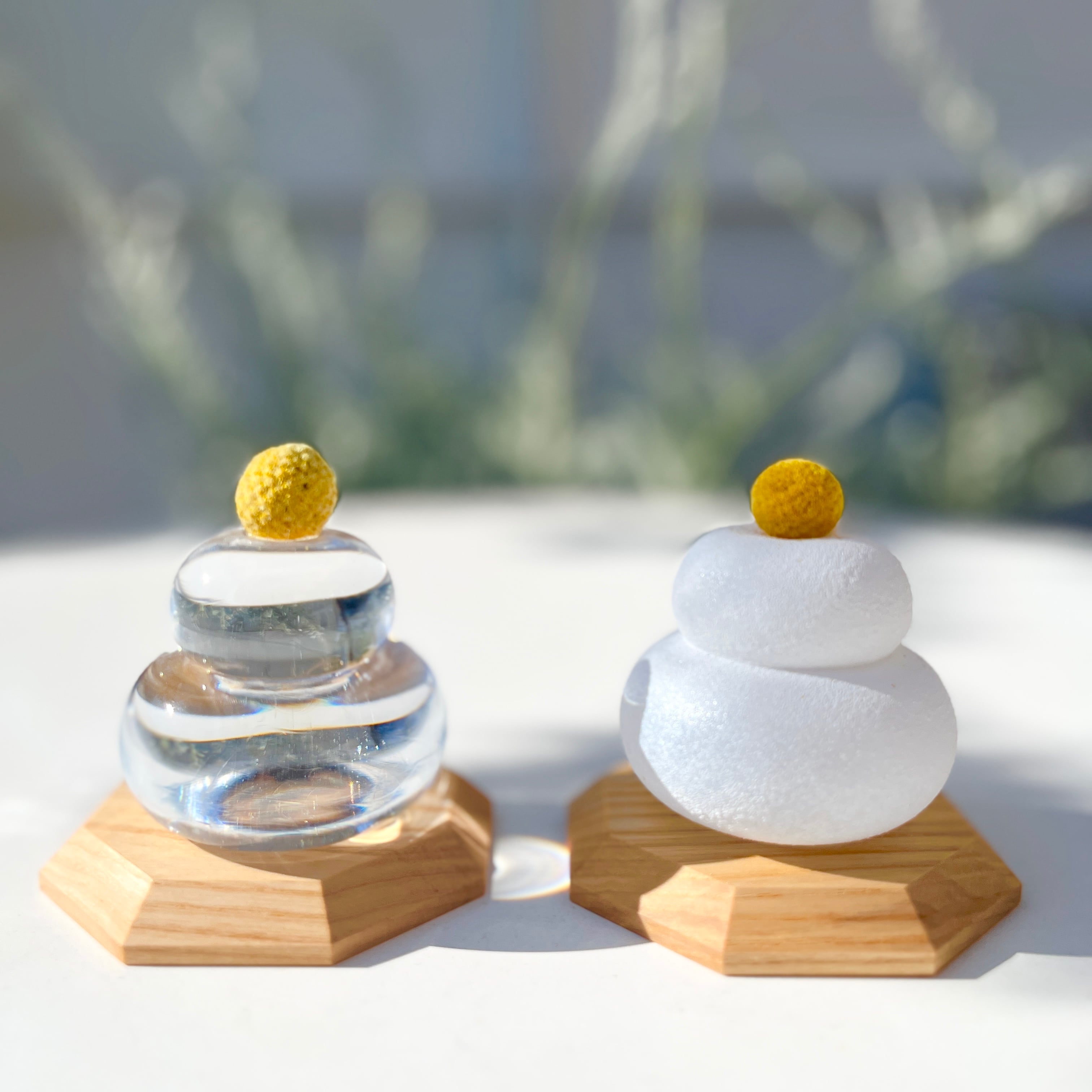 FUKU GLASS WORKS ガラスの鏡餅