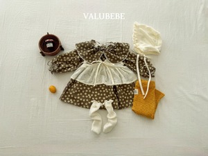 【予約/特典】valu bebe / Color flower golden dress