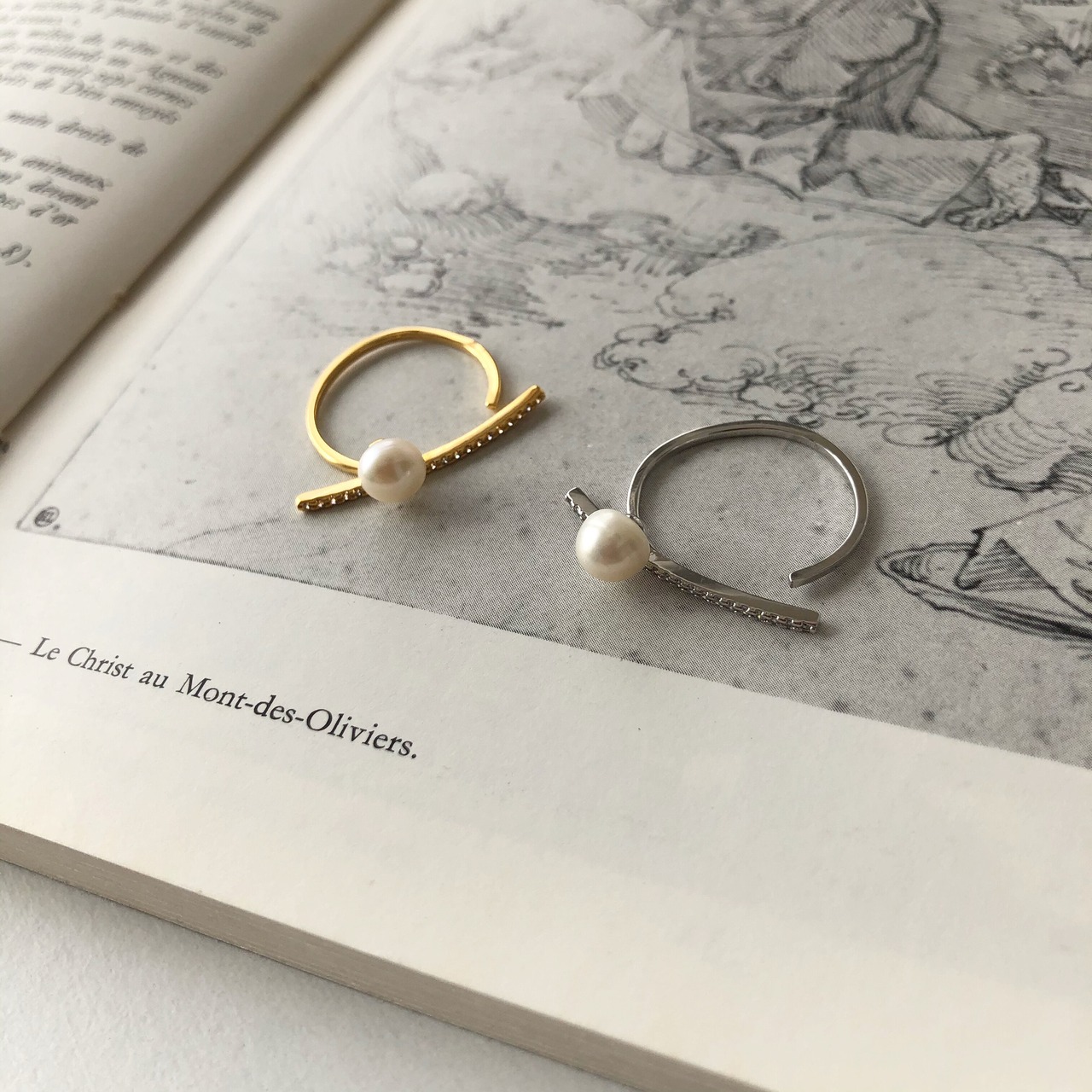 227R　淡水pearlジルコニアリング