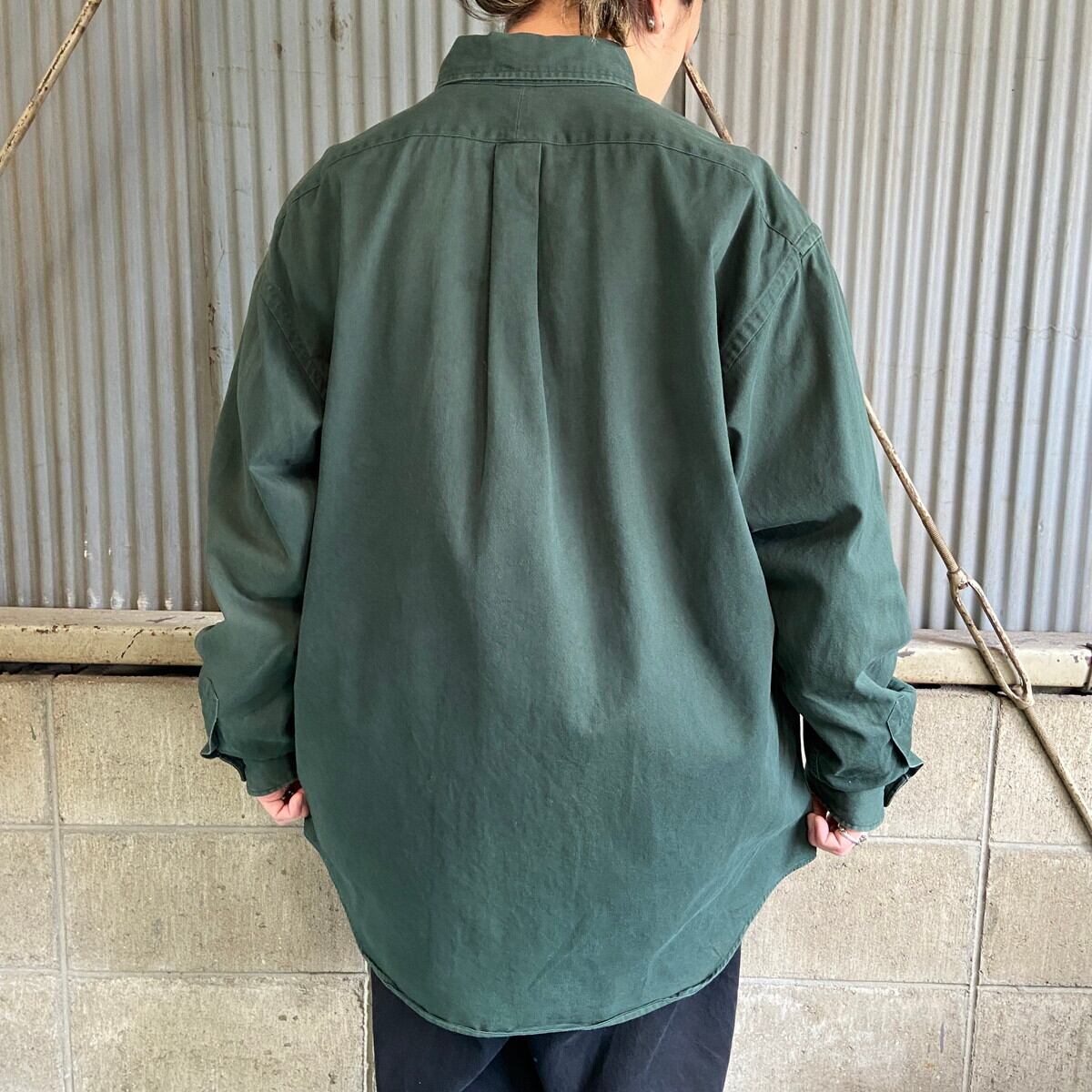 Ralph Lauren ラルフローレン ボタンダウンシャツ メンズXL相当 古着