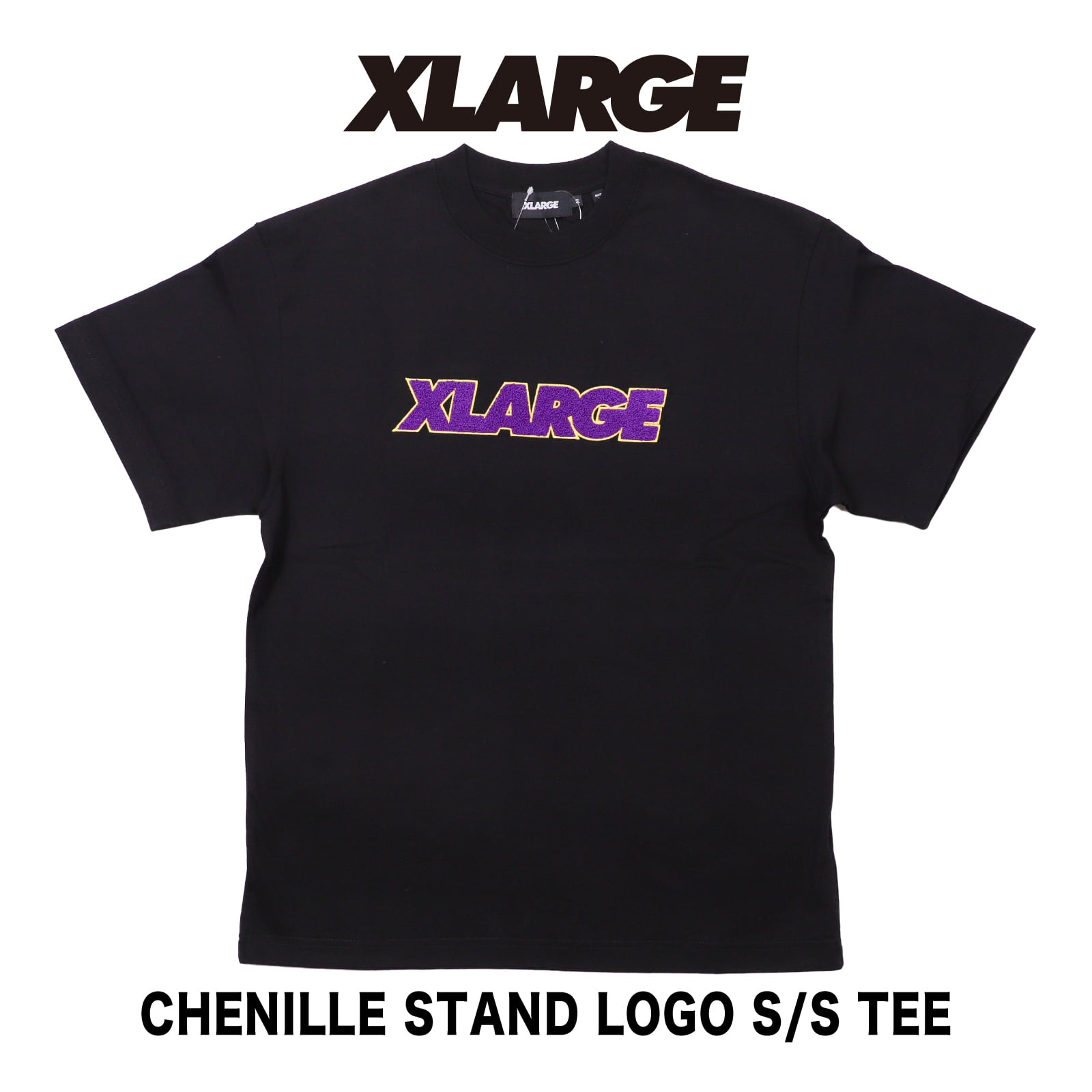 XLARGE（エクストララージ）CHENILLE STAND LOGO SSTEE 101232011023