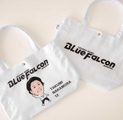 《ブルーファルコン》エアバッグトート 中村選手似顔絵イラスト