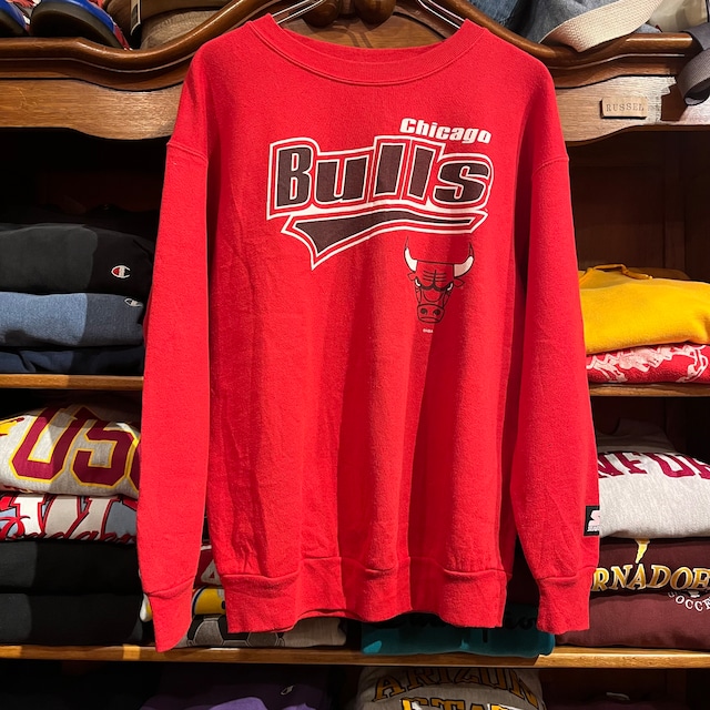 1990's ©︎NBA CHICAGO BULLS sweat shirts USA製 D1104
