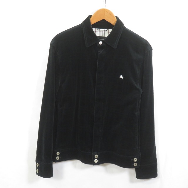 BURBERRY BLACK LABEL ベロア トラッカージャケット sizeM/バーバリー 0804