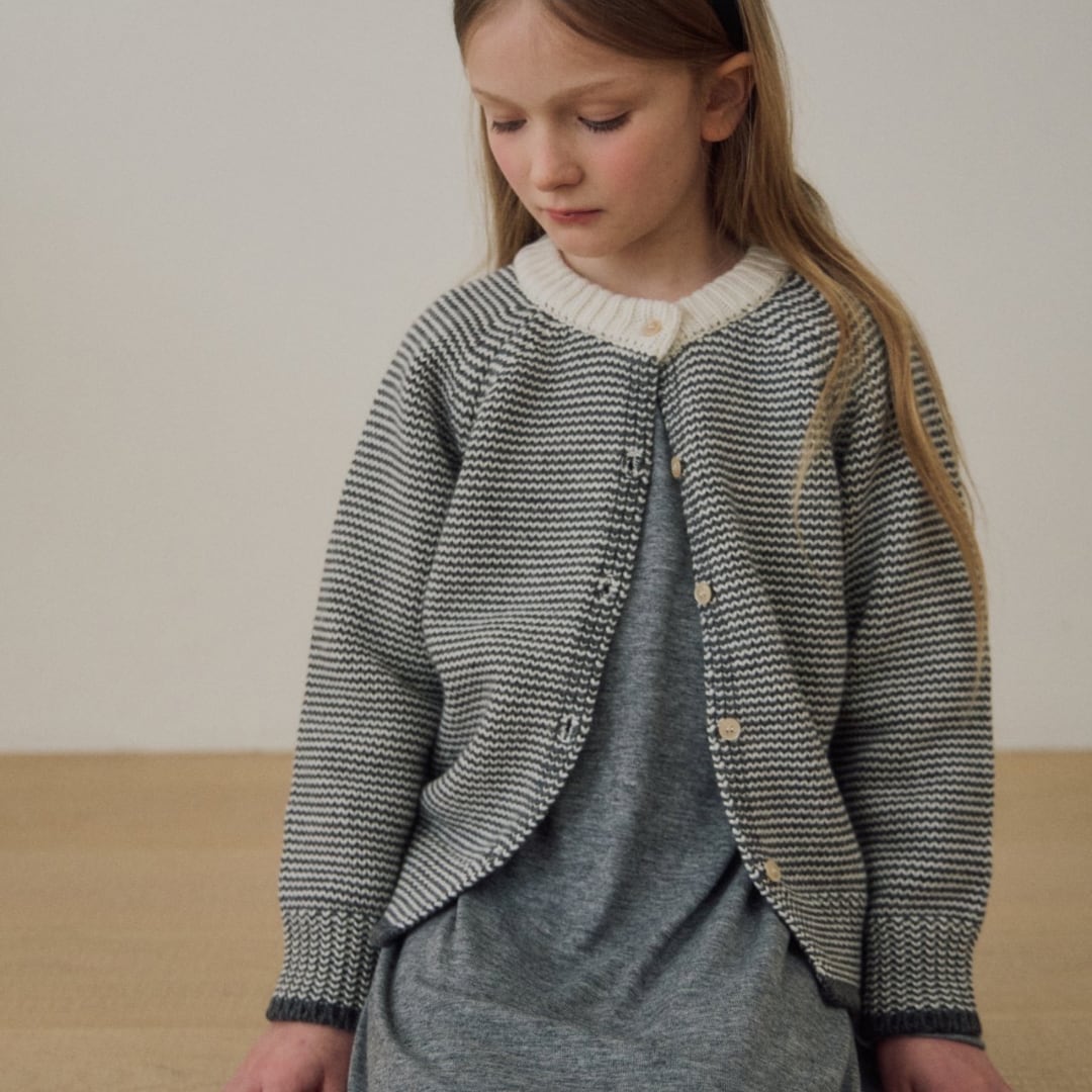 【予約】Classic Stripe Cardigan /soye