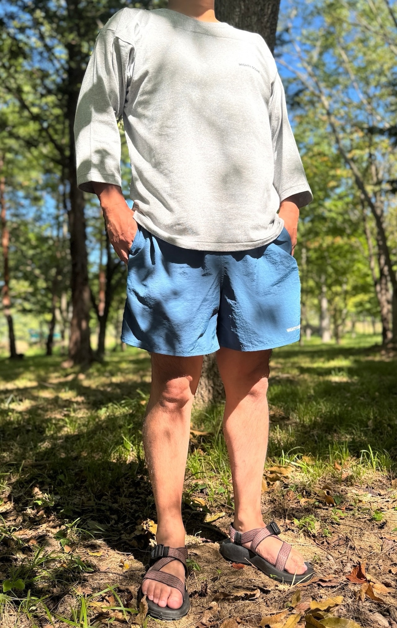 MIGHTY LOGO NYLON SHORTS