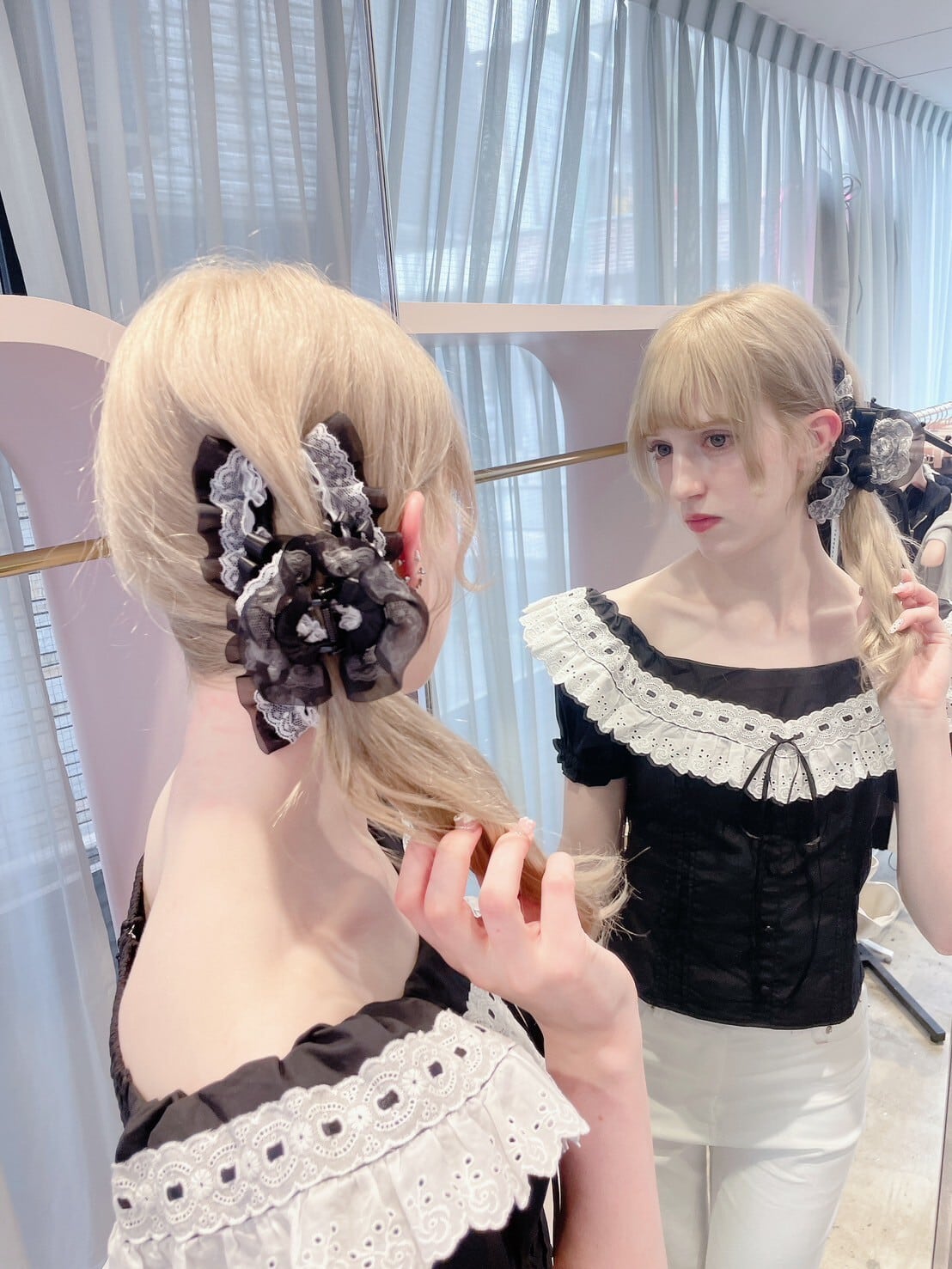 チャームフリルヘアクリップ | lilLilly official webstore