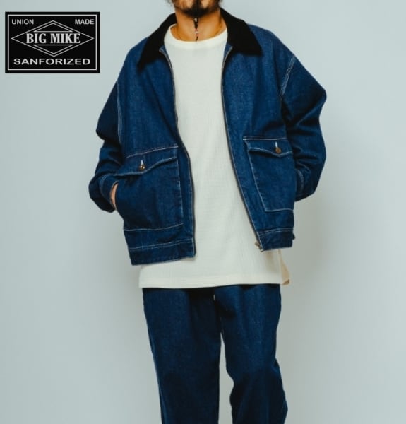 BIG MIKE ビッグマイク ジャケット デニムジャケット トラッカージャケット 長袖 Denim Tracker Jacket D.INDIGO 102616200