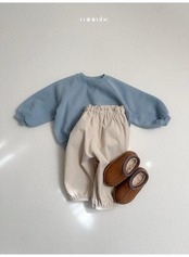 〖取寄〗韓国子供服 / 26winter / minirobe / ラグランラウンドトレーナー / キッズ *S~XL*