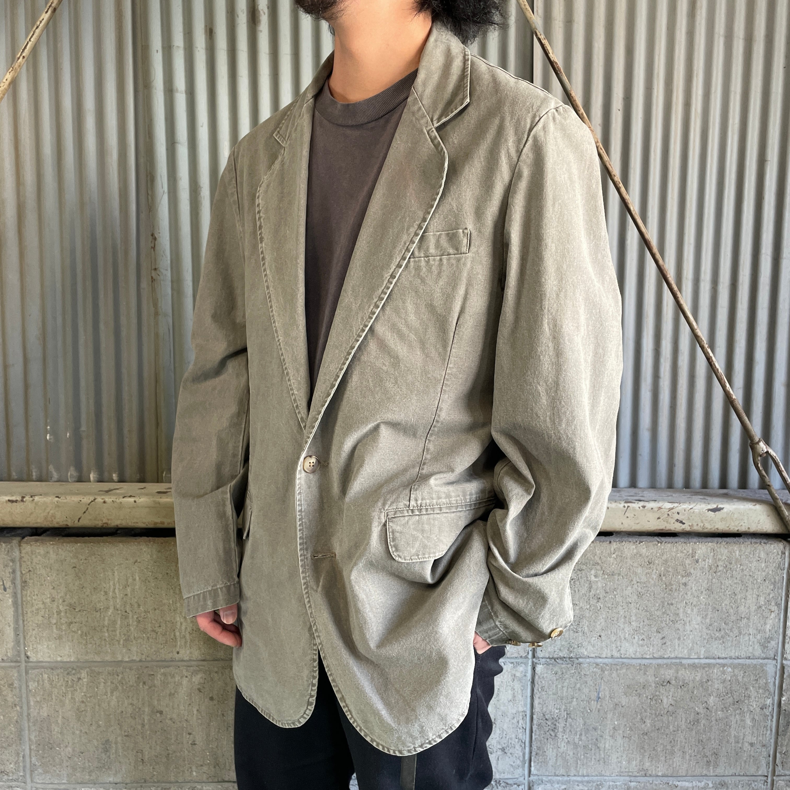 USA製 90年代 L.L.Bean エルエルビーン コットン テーラードジャケット 